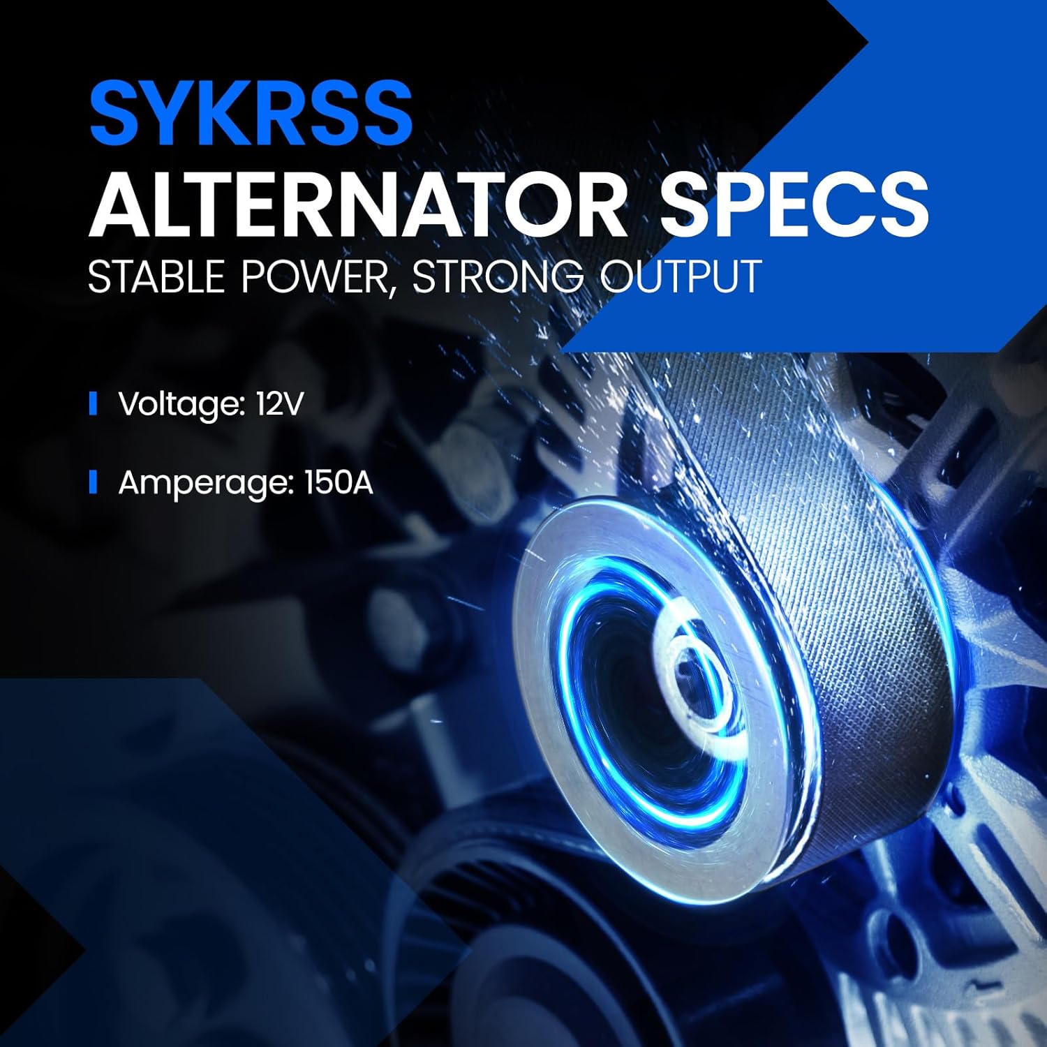 11411 Alternator Compatible with Ford Escape 2009-2012, Fusion 2010-2012, Compatible With Mazda Tribute 2009-2011, Mariner 2009-2011, Milan 2010-201, 3.0L, 150Amp 11411N A002TX0391 A002TX0391ZC