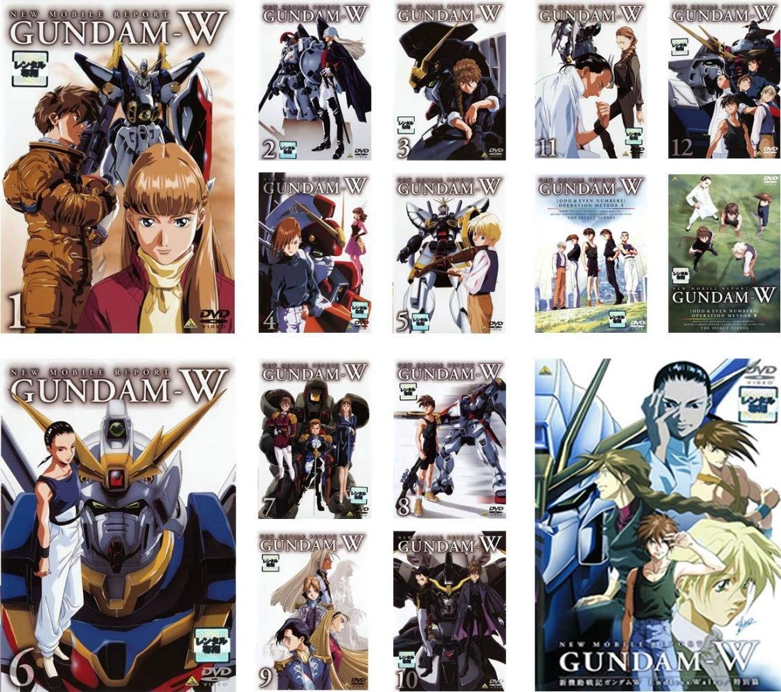 New Mobile Senki Gundam W TV Version 12 Volumes + ODD & EVEN NUMBERS Operation Meteor All 2 Endless Waltz Special Kite [Rental Fall] 15 Volume Sset [Marketplace DVD Set Products] Report JAPANESE EDITI