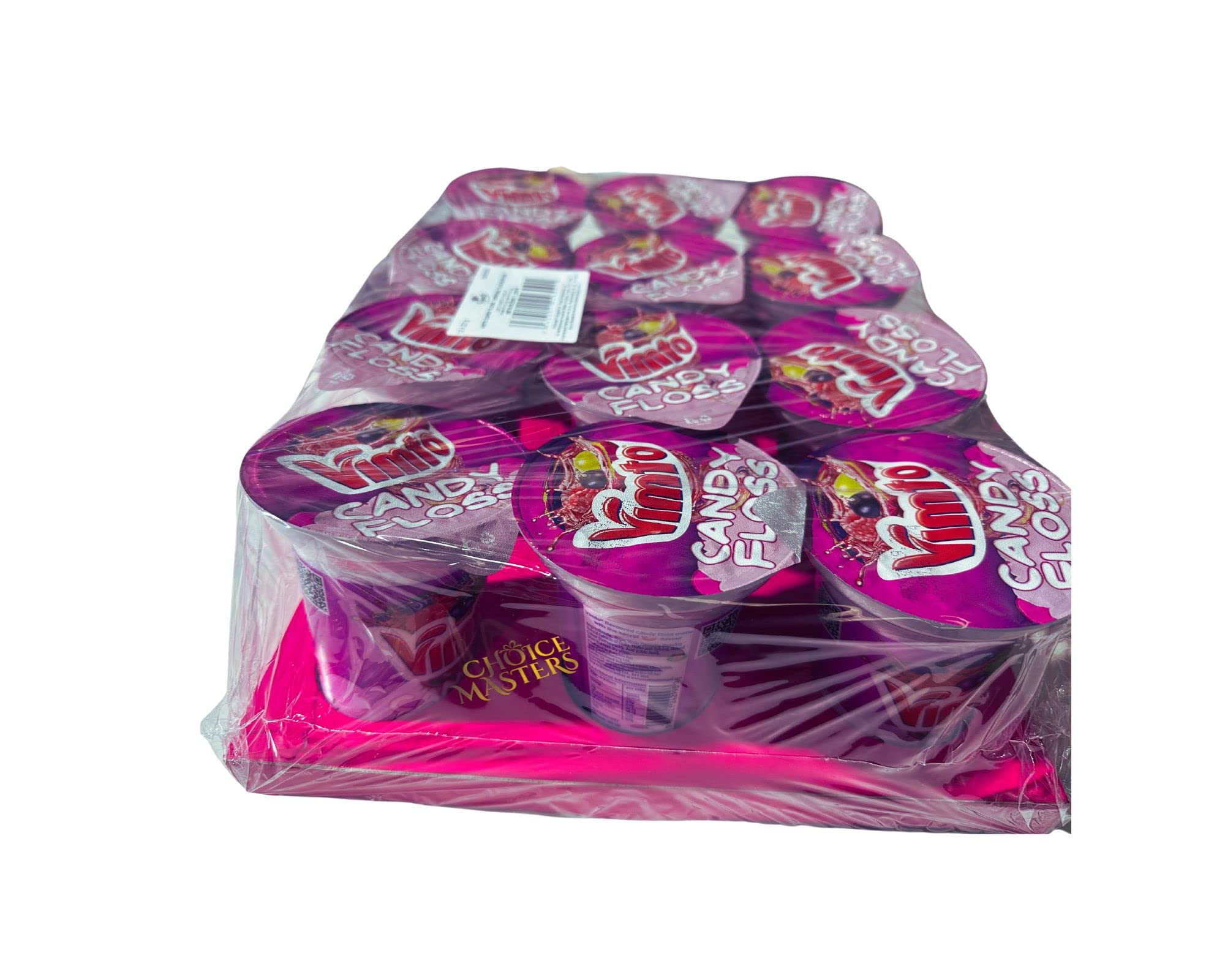 Candy Floss 20g (Pack of 12 x 20g) Great For Summer Parties And Children's Birthday Party Pack - Vimto Flavour