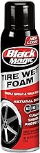 Black Magic Tire Wet Foam: Clinging Formula Cleans, Shines, and Protects Tires (18 oz)