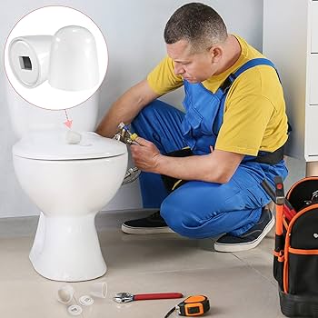 Capuchons Décoratifs Pour Boulons De Toilettes - Lot De 2 Paires, Blanc, 45mm - Cache Vis Salle De Bain