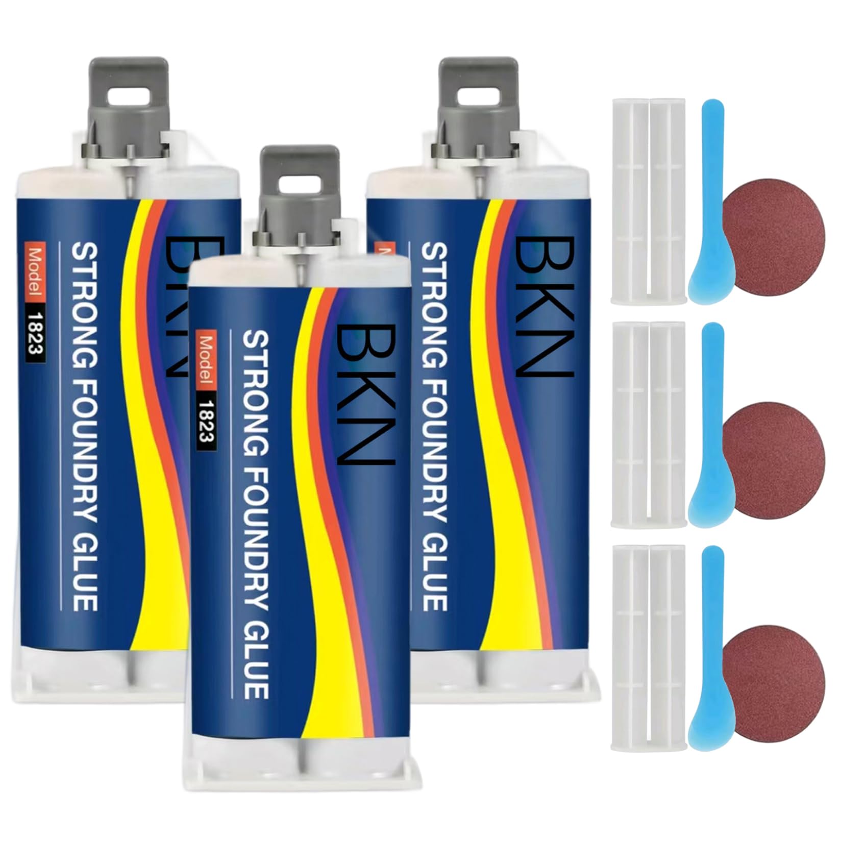 Grtheenumb Blue Liquid Metal Weld|3 Set Strong Foundry Glue For Metal, High Temp & Waterproof Adhesive Glue, 100Ml All-Purpose Casting Repair Kit