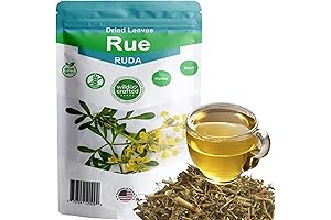 RUE Dried Herbs, Natural Dried Tea Herbs, Resealable Bag