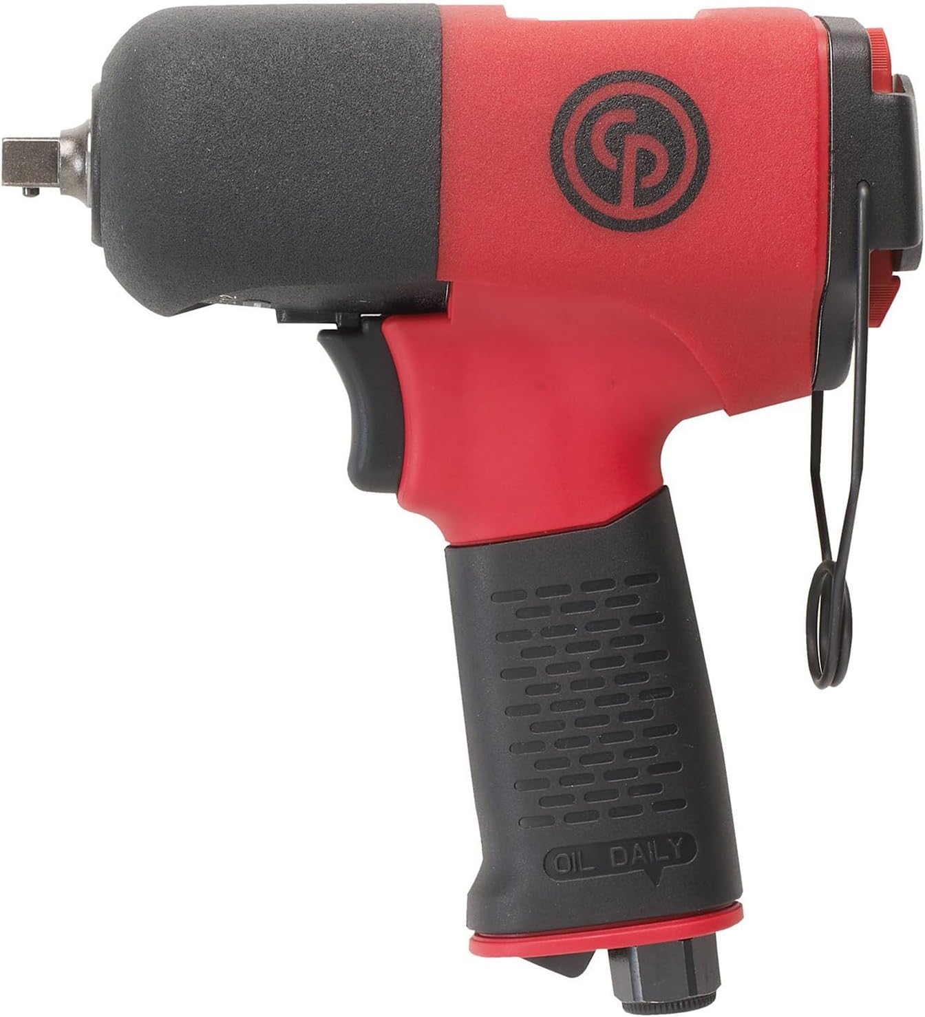 Chicago Pneumatic CP8222-P - 3/8 Inch Air Impact Wrench, Pistol Handle, Max Torque Reverse Output 332 ft. lbf / 450 Nm, 11500 RPM, Twin Hammer