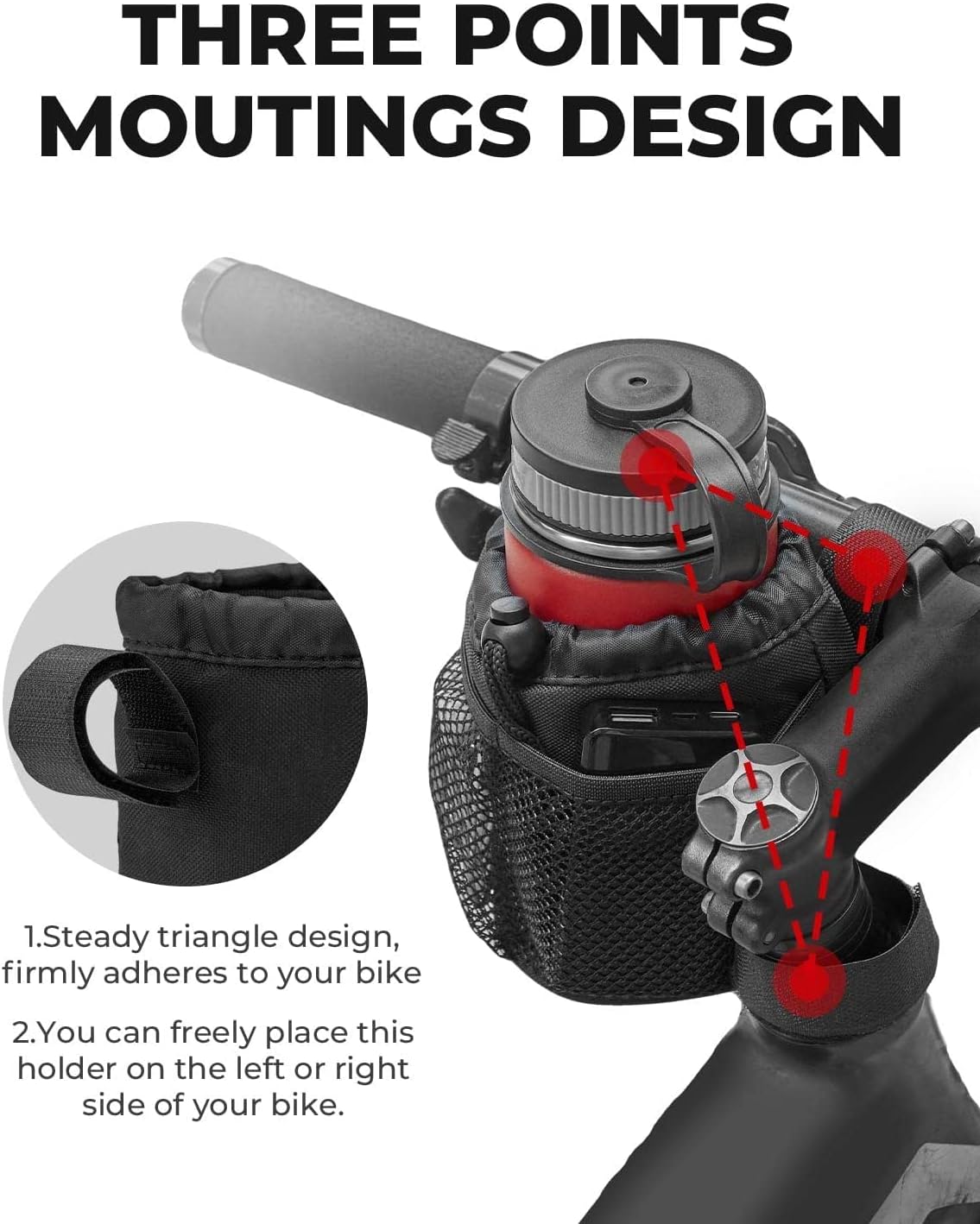 KEMIMOTO 1 Pack Bike Cup Holder - Image 3