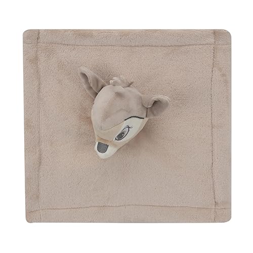 Miniatura 2 de Lambs & Ivy Disney Baby Bambi - Manta de seguridad con diseño de ciervocervatillo, color gris pardo