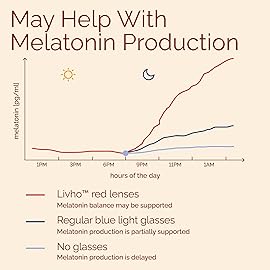 livho High Tech Blue Light Glasses - Advanced Blue Light Blocking Computer Glasses - Screen Fatigue & UV Protection