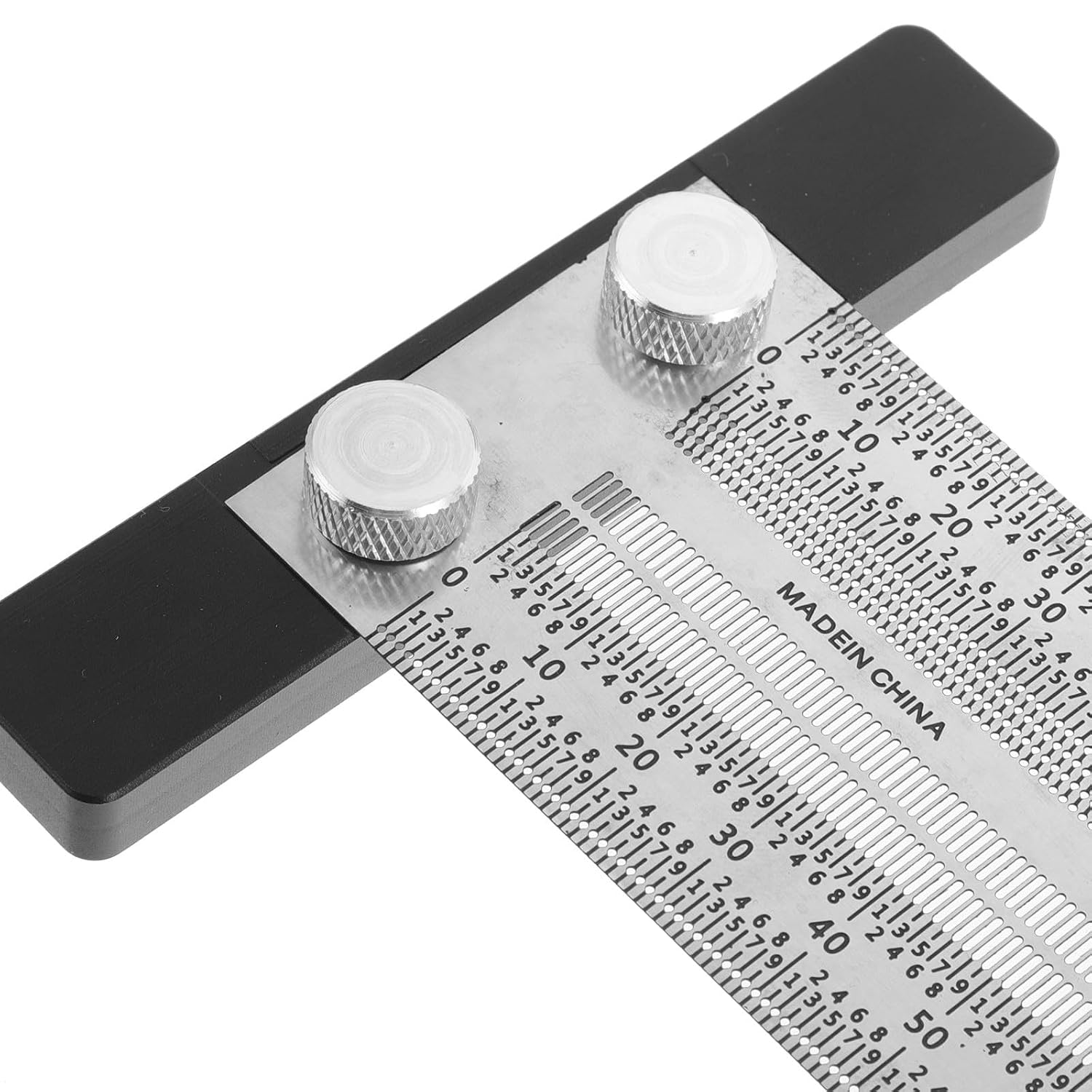 Cabilock Carpentry Measuring Square Woodworker's Right-Angle Ruler 400mm Aluminum Alloy T-Shape Woodworking Tools for Construction and Engineering Layout