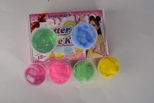 Limo de gelatina de fresa, juguete para aliviar el estrés, hacer limo de pensamiento, recuerdos de fiesta para niñas y niños de 6, 7, 8, 9, 10, 11,