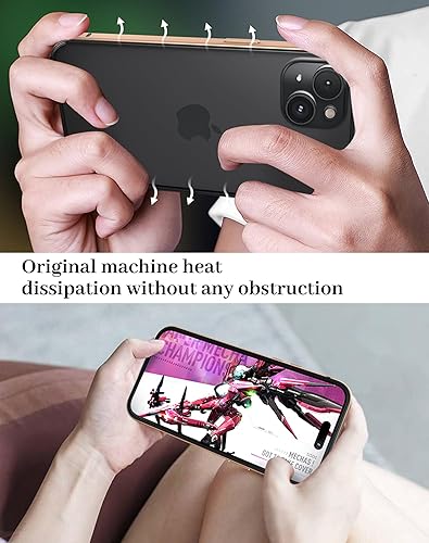 Miniatura 5 de Funda delgada de metal para iPhone 15, interior de TPU suave + parachoques chapado en metal compatible con carga inalámbrica a prueba de golpes con