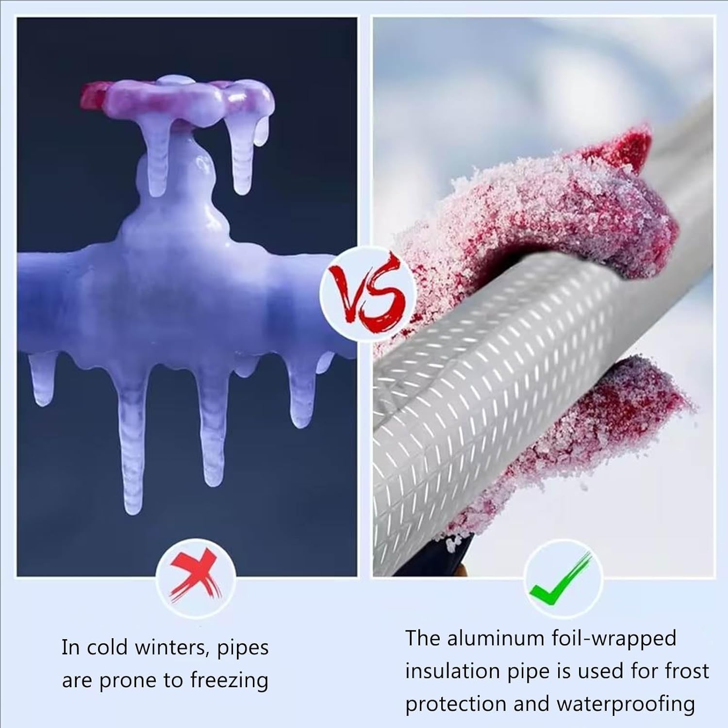ID22mmxT20mmx0.95m，Pipe Insulation Lagging Foam Pipe，Thermal Sponge，for Indoor and Outdoor Pipe, Winter Protectio，for Utensil Tools Handle Support(ID108mmxT20mmx0.95m)