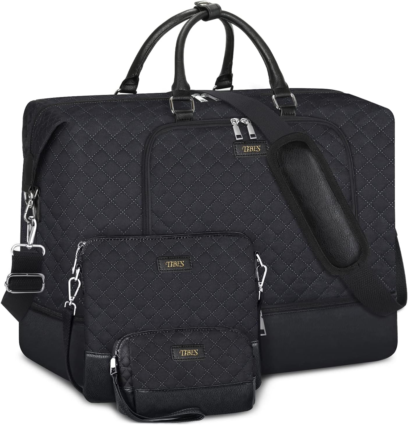 Travel Weekender Bag for Women, Overnight Bag with...