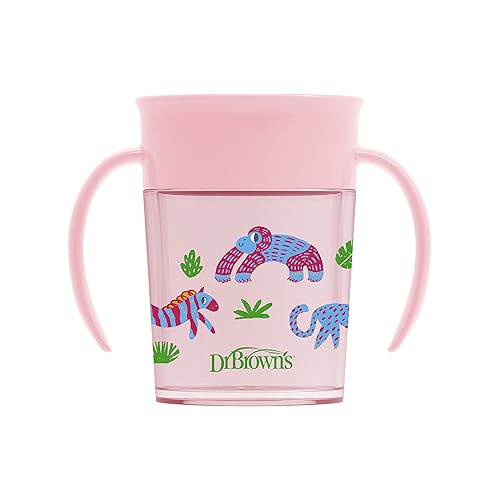 Miniatura 10 de Dr. Brown’s Milestones Cheers360 Taza rosa, de 7 oz