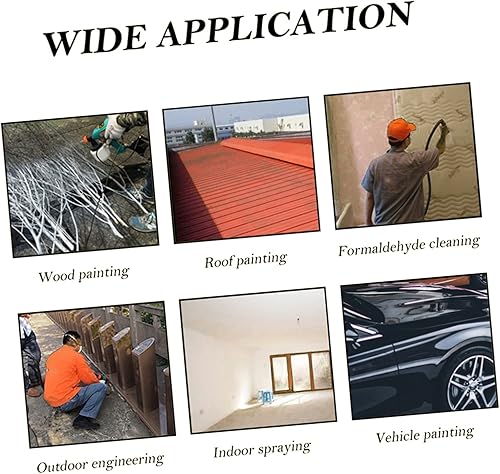 Miniatura 3 de jojofuny Pistola pulverizadora de pintura de coche Spray de reparación de alta presión Herramientas de modelo Herramientas automotrices Calibres