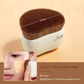 Jessup Makeup Brushes Set Professional T511 Bundled with Foundation Brush SF002