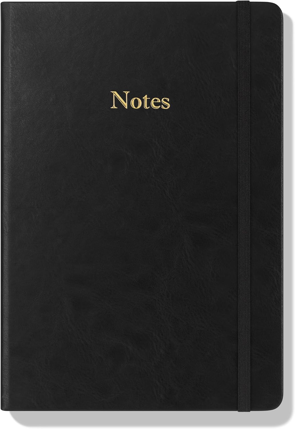 Wykeham's Executive Notebook – 8.5" x 5.5" – Customization Available (Black – Dotted)