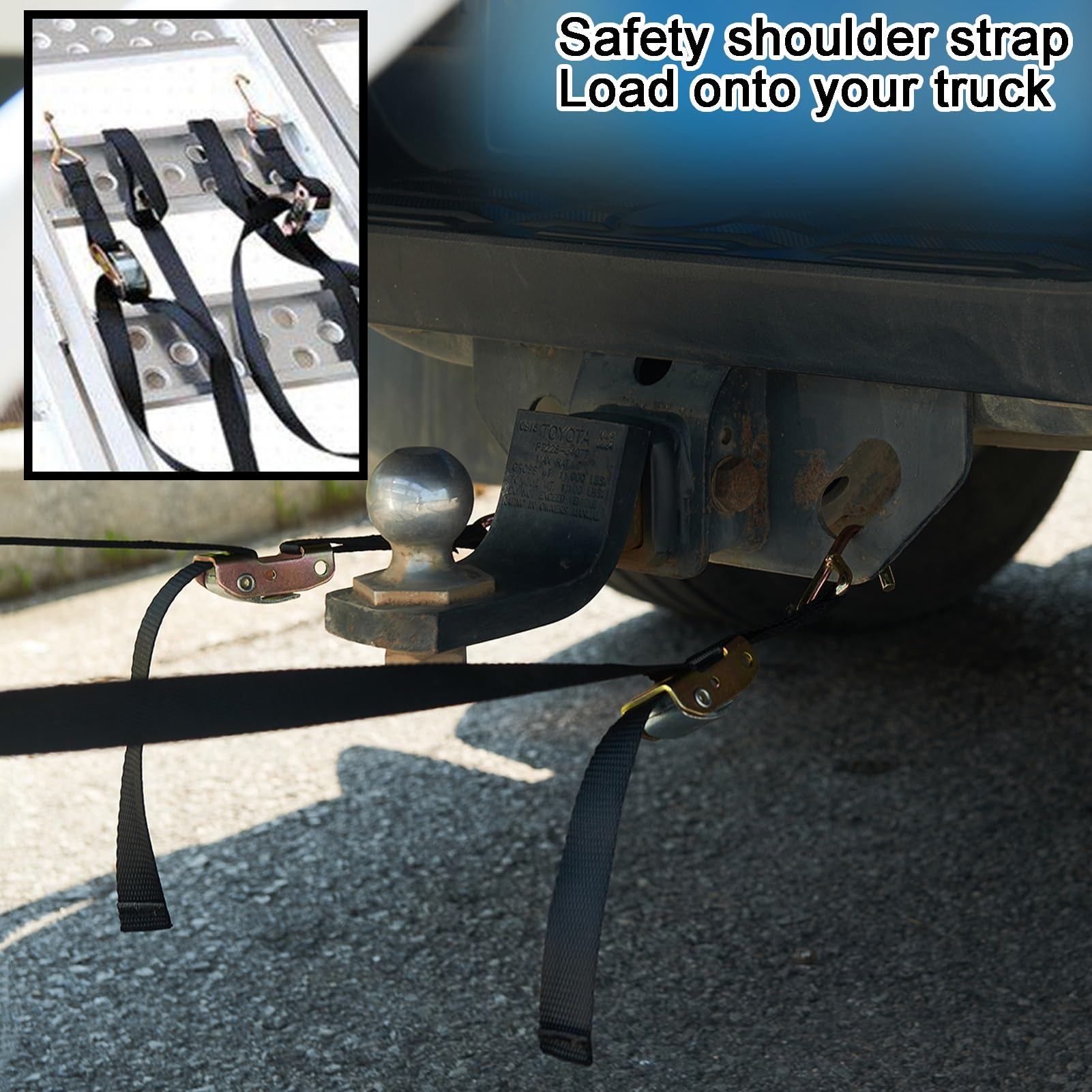 44,8 Pouces Élargi Aluminium Chargement Rampes Pour Ramassage Camions, Pliage Moto Rampe 1499LBS Capacité, Camion Vélos VTT Trottinettes
