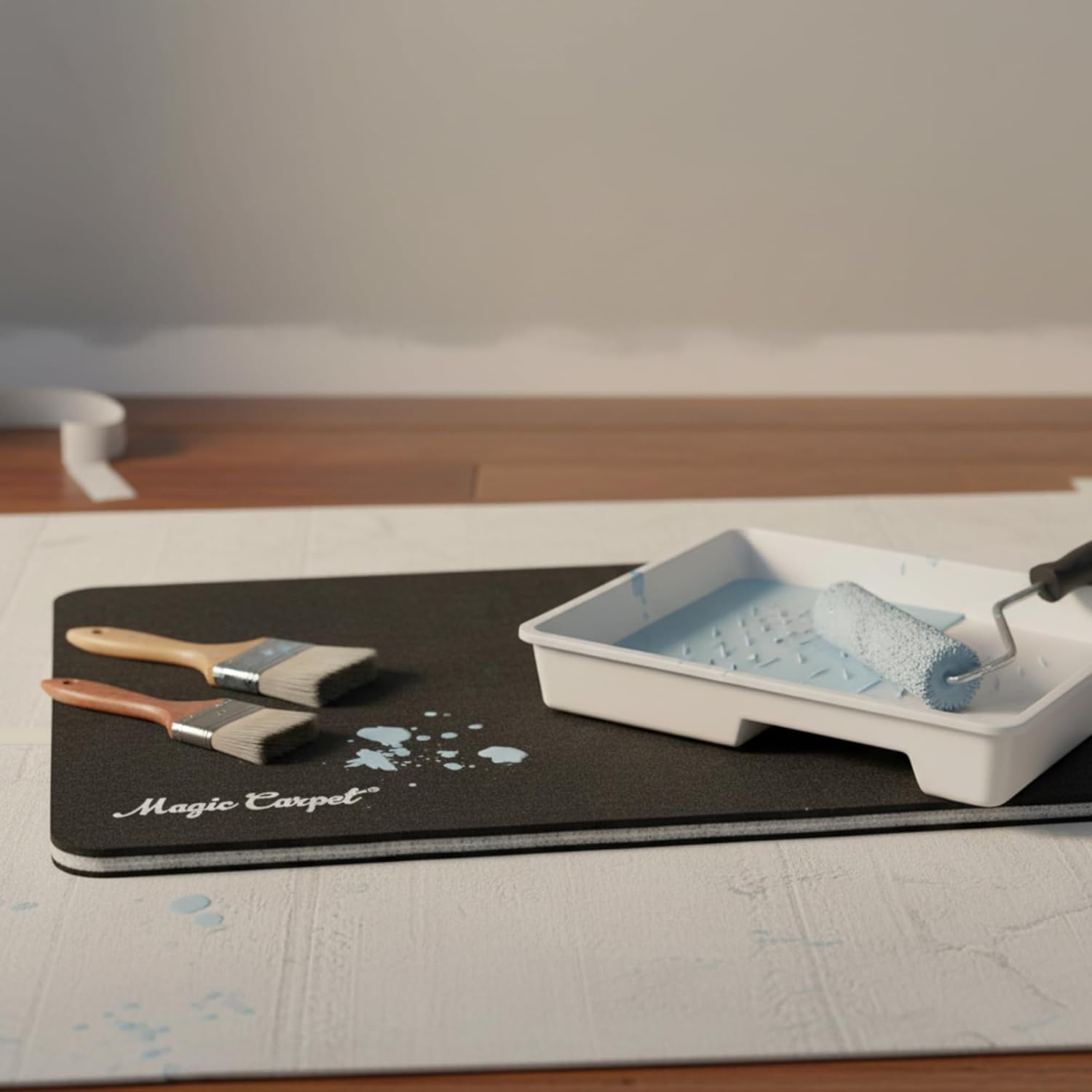 Magic Carpet® DIY Work Mat and Kneeling Pad (2-Pack) | 15.75″ × 21.25″ | Heavy-Duty Absorbent & Puncture-Resistant Pad for Garage, Crafts, & Gardening | Washable | Made in USA | Recycled Material