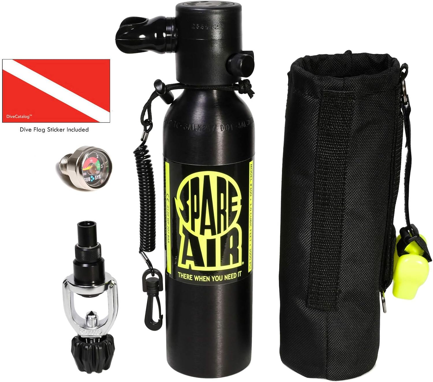 Spare Air, 6.0 cu. ft. Package with Dial Guage