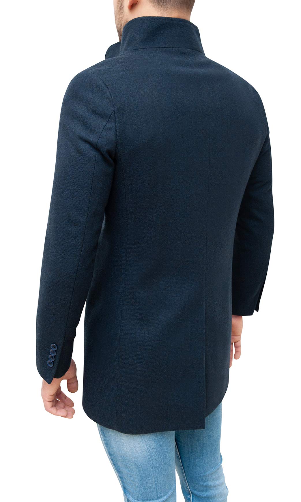 Cappotto Uomo Class Sartoriale Elegante Giaccone Soprabito Invernale Collo Coreana