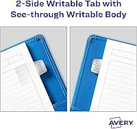 Vista 5 de Avery 74785 Ultra Tabs - Pestañas reposicionables, 1 x 1.5, surtido metálico, 40/PK