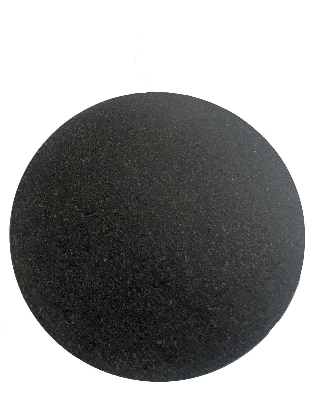 Pietra lavica rotonda liscia spessore 2 cm, griglia in pietra ollare naturale, barbecue Tutte le misure. (Diametro 50 cm)