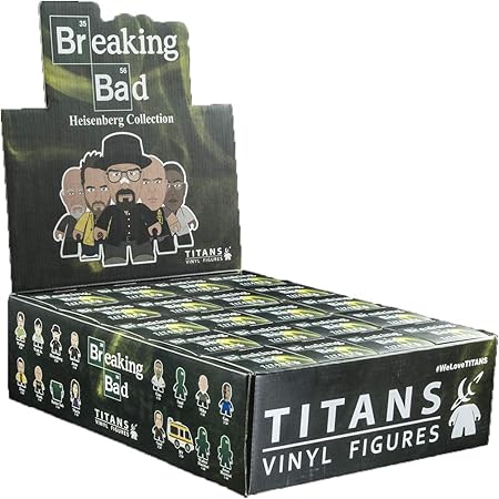 Amazon Titans ピースケース 壊れる悪いハイゼンバーグコレクション 3インチ ミニフィギュア ブラインドボックス ロボット 子ども向けフィギュア おもちゃ