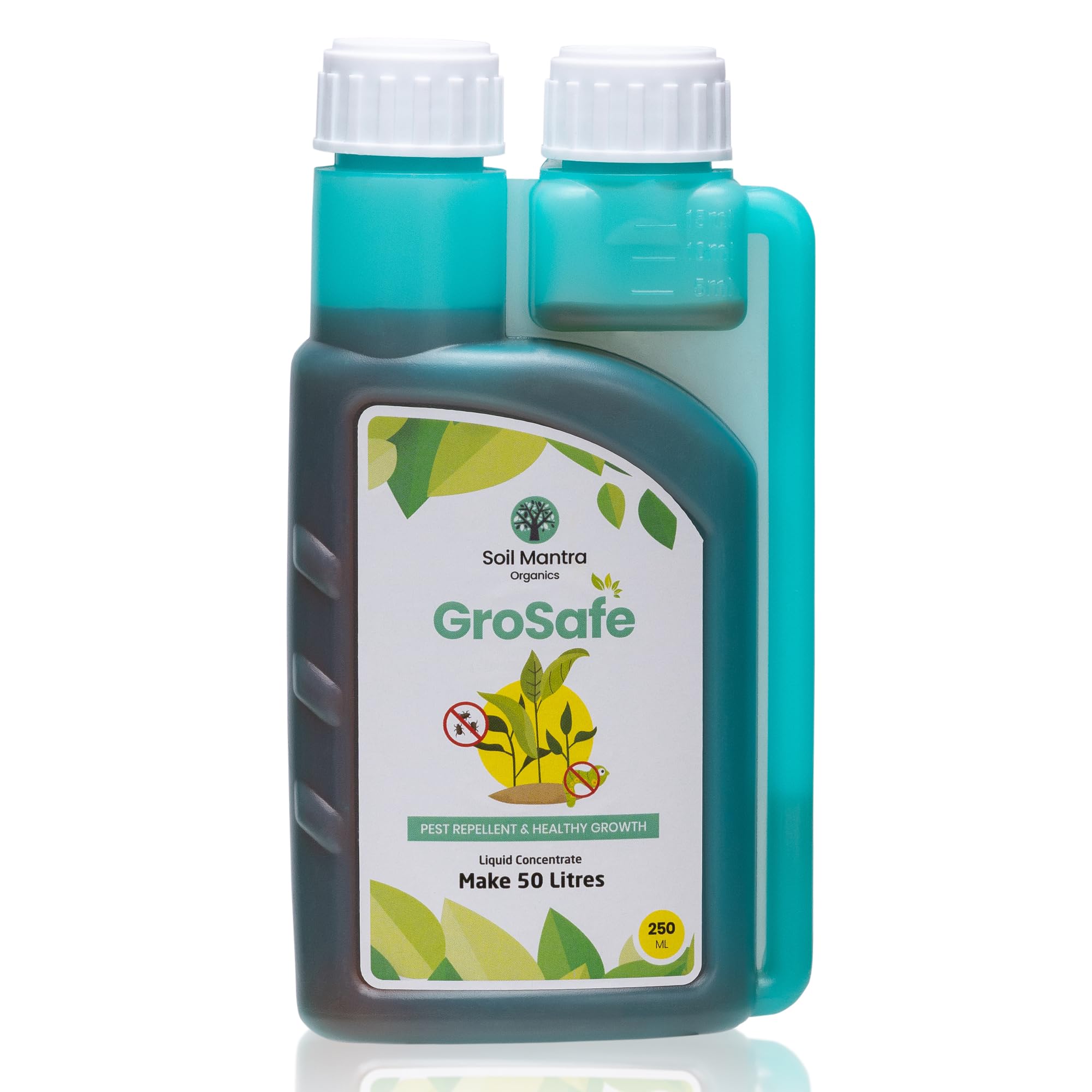 Soil Mantra Organics GroSafe, Natural Neem Oil Insecticide, Fungicide, Pesticide for Plants Organic Home Gardening - 250 ml Concentrate (Makes 50 Litres) (B09SVRDT7S) Amazon Price History, Amazon Price Tracker