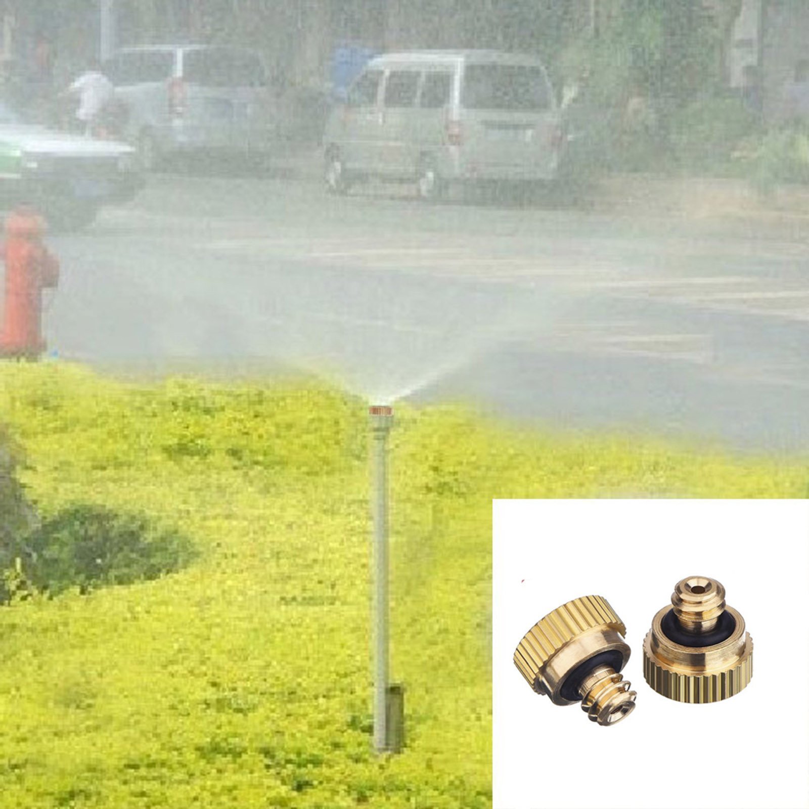 12 Buses De Brumisation En Laiton - 0,3 Mm, Pour Système Basse Pression, Jardin, Serre, Refroidissement Extérieur
