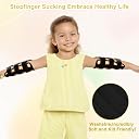 JFHNMLW 2 Pcs Thumb Sucking Deterrent, Yellow Ball Sports Elbow Thumb Guard for Thumb Sucking, Nail Biting Treatment for Kids Prevention Anti Nose Picking for Boys Girls Finger Sucking Prevention gallery image