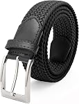 FAIRWIN Stretch Braided Belts Men Elastic Golf Woven Casual Fabric 1.3" | Nylon Web with Mesh Lining, Braid Weave Pattern for Lasting Quality, Durable and Clean Finish for Everyday Wear