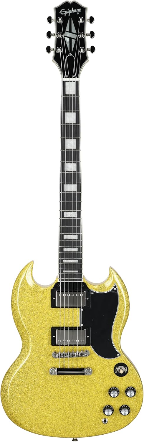 Epiphone EXCLUSIVE SG Custom, Gold Sparkle