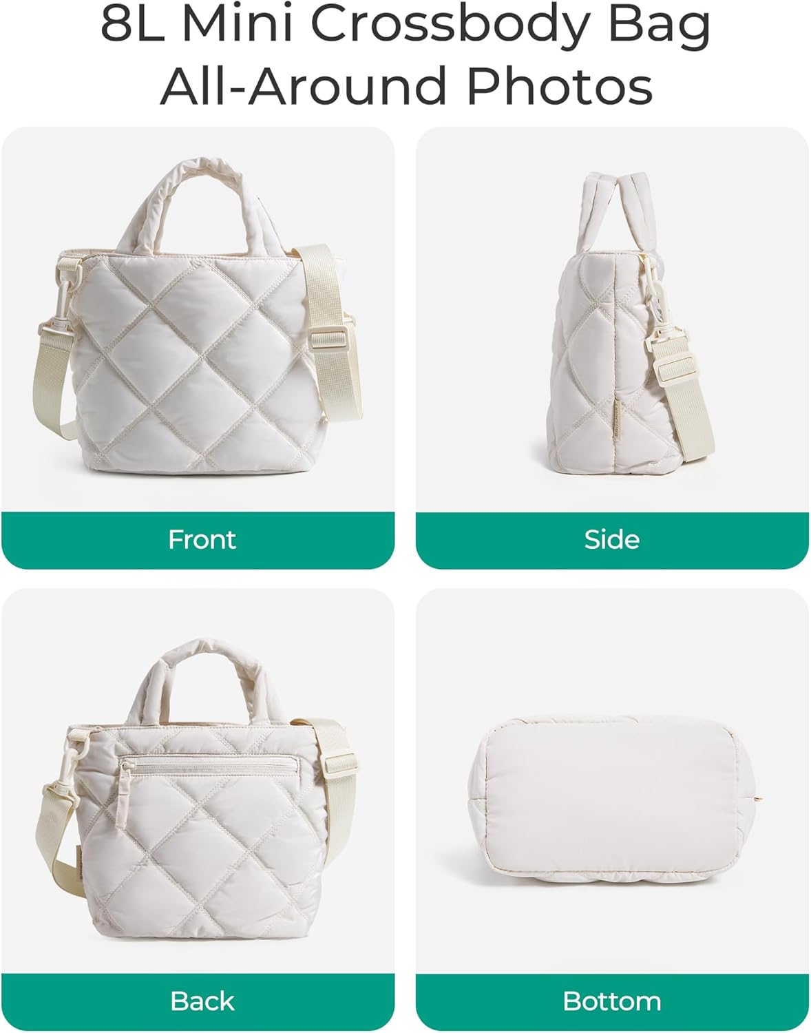 BAGSMART Crossbody Bags for Women, Small Crossbody Bag Cross Body Purse Mini Tote Travel Purse Shoulder Handbags Wallet - Image 4