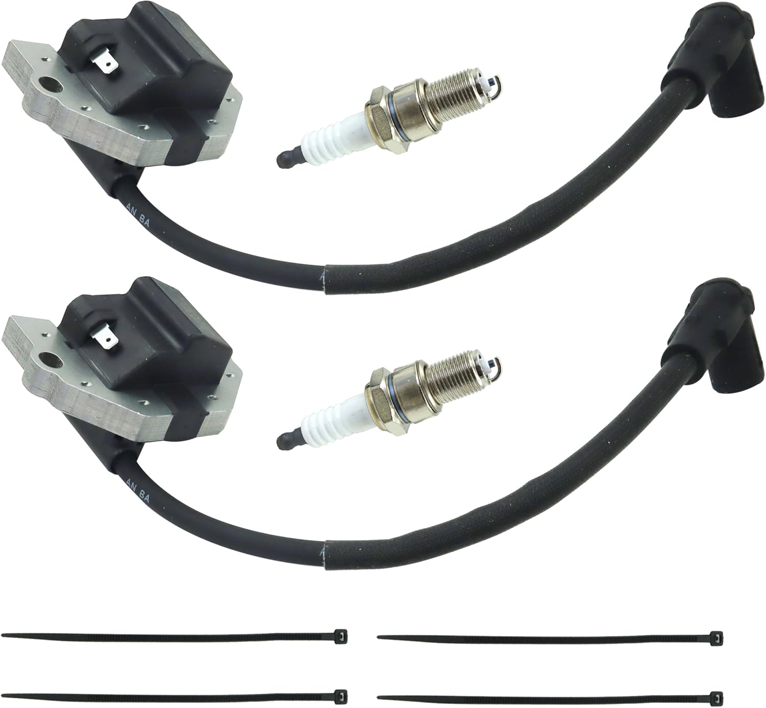 2 Sets of 21171-0745 Ignition Coils Module for Kawasaki FH721V FH601V FH641V FH661V FH680V Lawn Mowers Engine with Spark Plug,Replaces for KM 21171-0742 21171-0713 21171-7039 image 3 of 3 B0CDRJ63PS