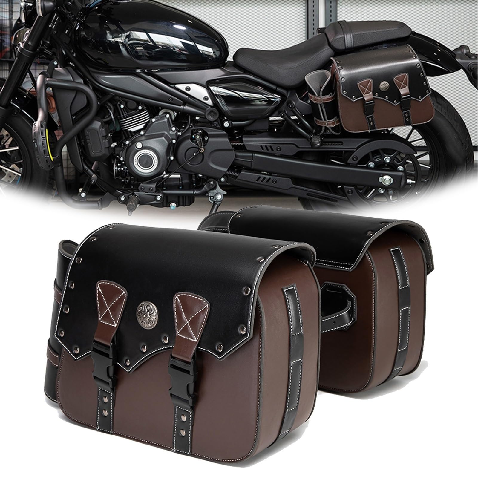 Amazon | に適用 スズキ イントルーダークラシック400 バイク サイド