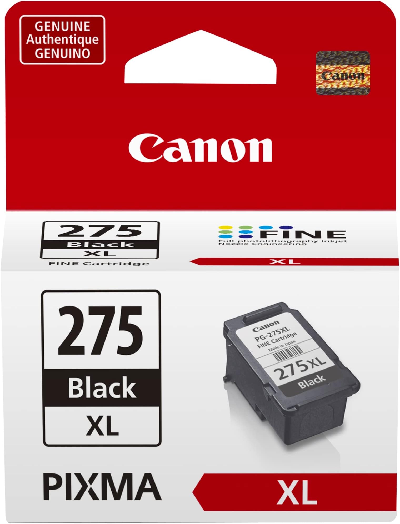 Canon PG275XL Black Ink Cartridge, Compatible to PIXMA