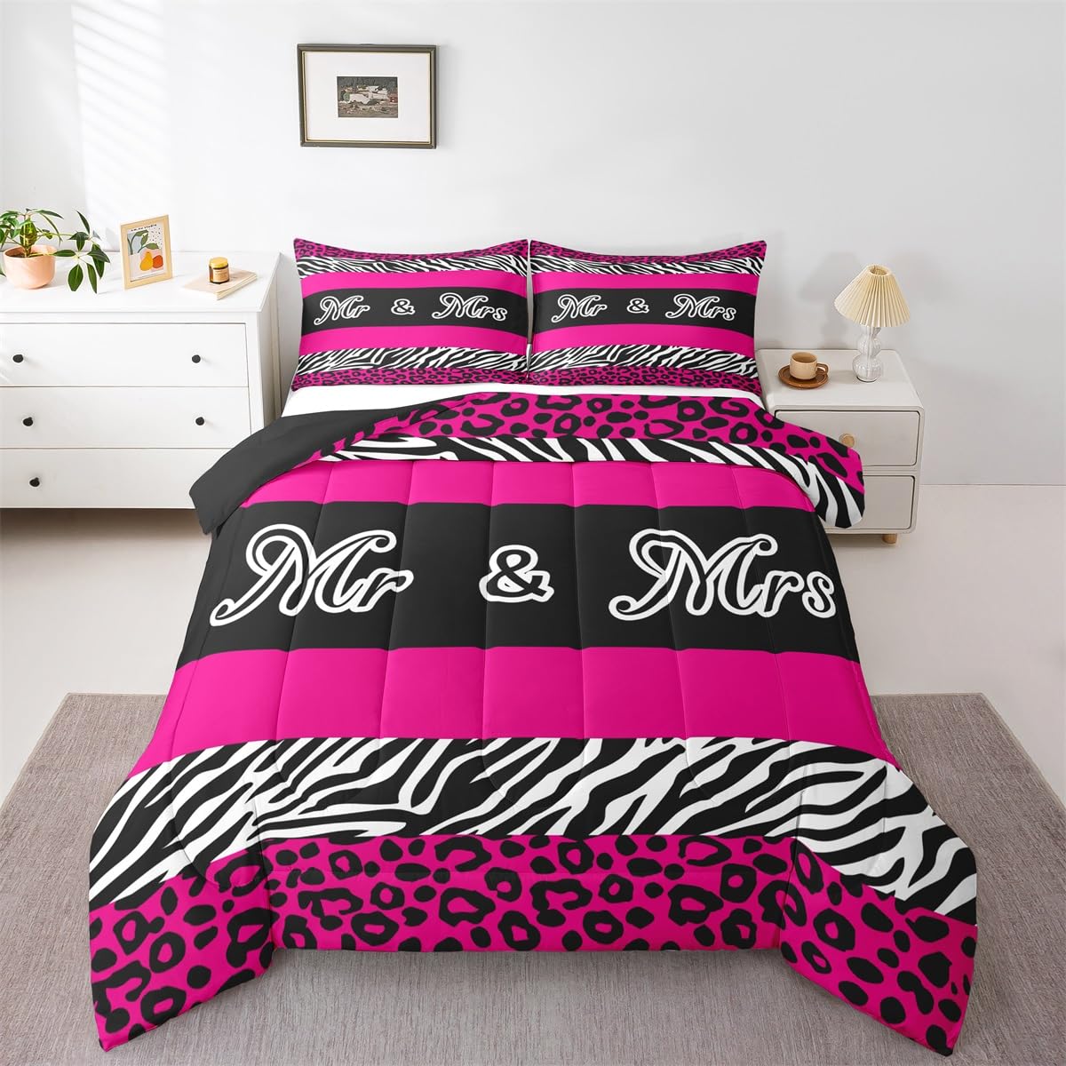 Juego de edredón con estampado de leopardo para decorar el dormitorio de niños y adolescentes