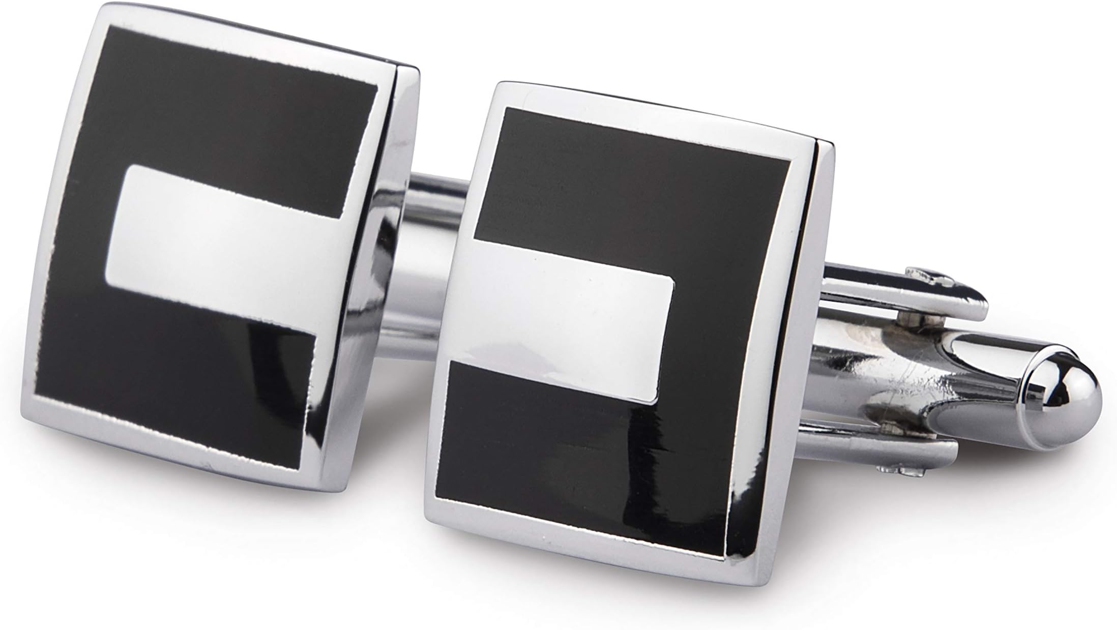 The Embellished Black Cufflinks for Men