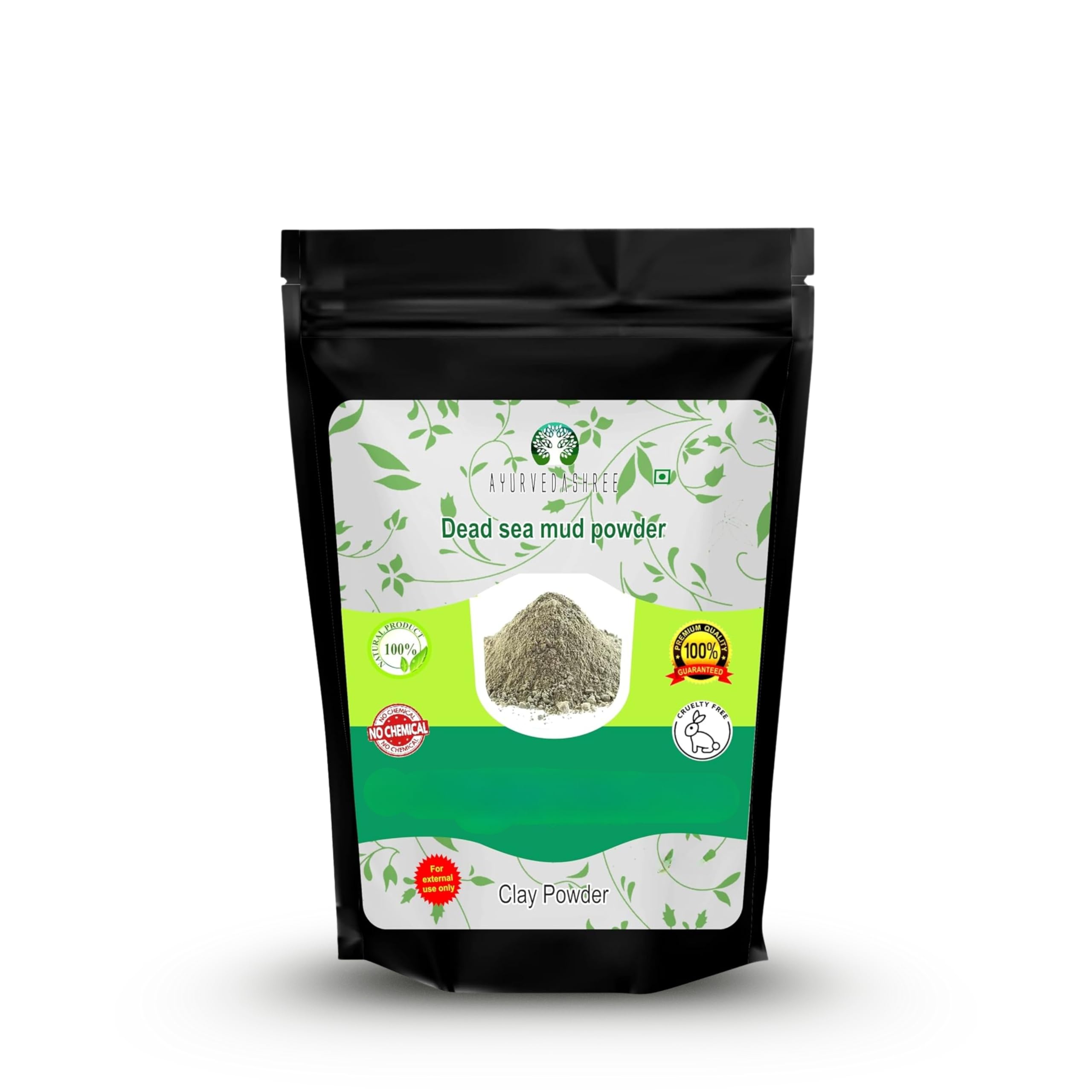 Dead Sea Mud 200 Gm | Nourishes Exfoliates Softens & Detoxify the Skin | DRY CLAY POWDER | 100% Only Dead Sea mud powder | Skin care | Facial Mask