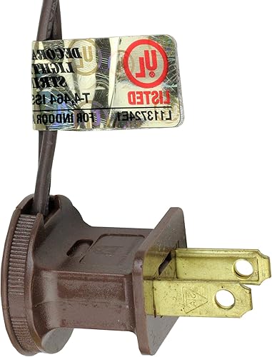 Miniatura 3 de Northlight 100 luces LED de Navidad C7 facetadas de color blanco cálido, cable marrón de 66 pies