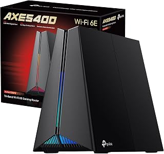 TP-Link Archer GXE75 Router Wi-Fi 6E AXE5400Mbps Tri-Band, 4 Porte Gigabit