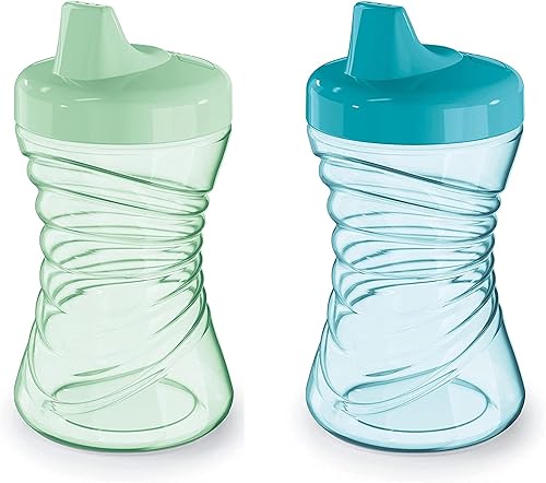 Miniatura 2 de NUK Fun Grips - Vaso para sorber con boquilla dura, 10 onzas