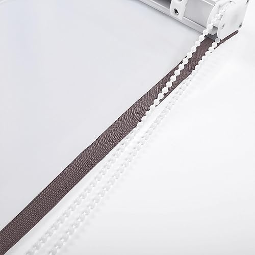 Miniatura 3 de ChadMade Persianas de lino, persianas de tela sólida con aislamiento térmico, persianas romanas hechas a medida, oscurecimiento de la habitación,