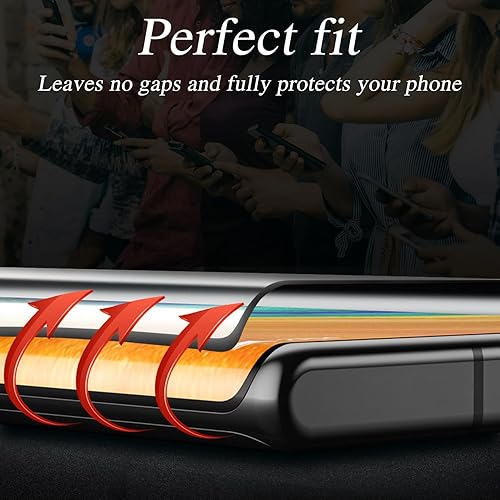 Miniatura 5 de KAREEN Protector de pantalla para Samsung Galaxy Note 9, vidrio templado, antiarañazos, sin burbujas, matriz de puntos curvados 3D, cobertura