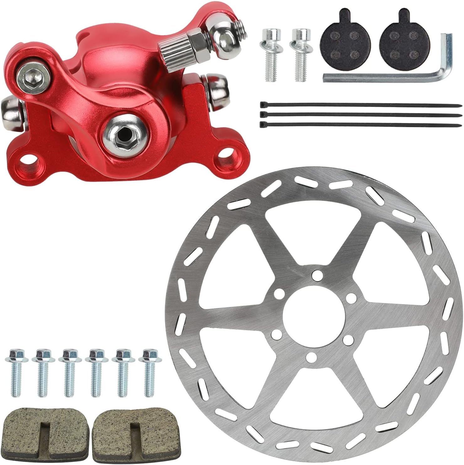 YOXUFA 180mm Rear Brake Disc Rotor Caliper for Predator