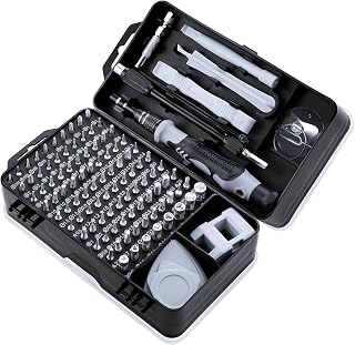 115-in-1 Precision Screwdriver Set, Professional Magnetic Repair Tool Kit for Electronics | Small Screwdriver for Computer, Phone, Laptop, Tablet, Game Console, Watch, Camera, Eyeglasses