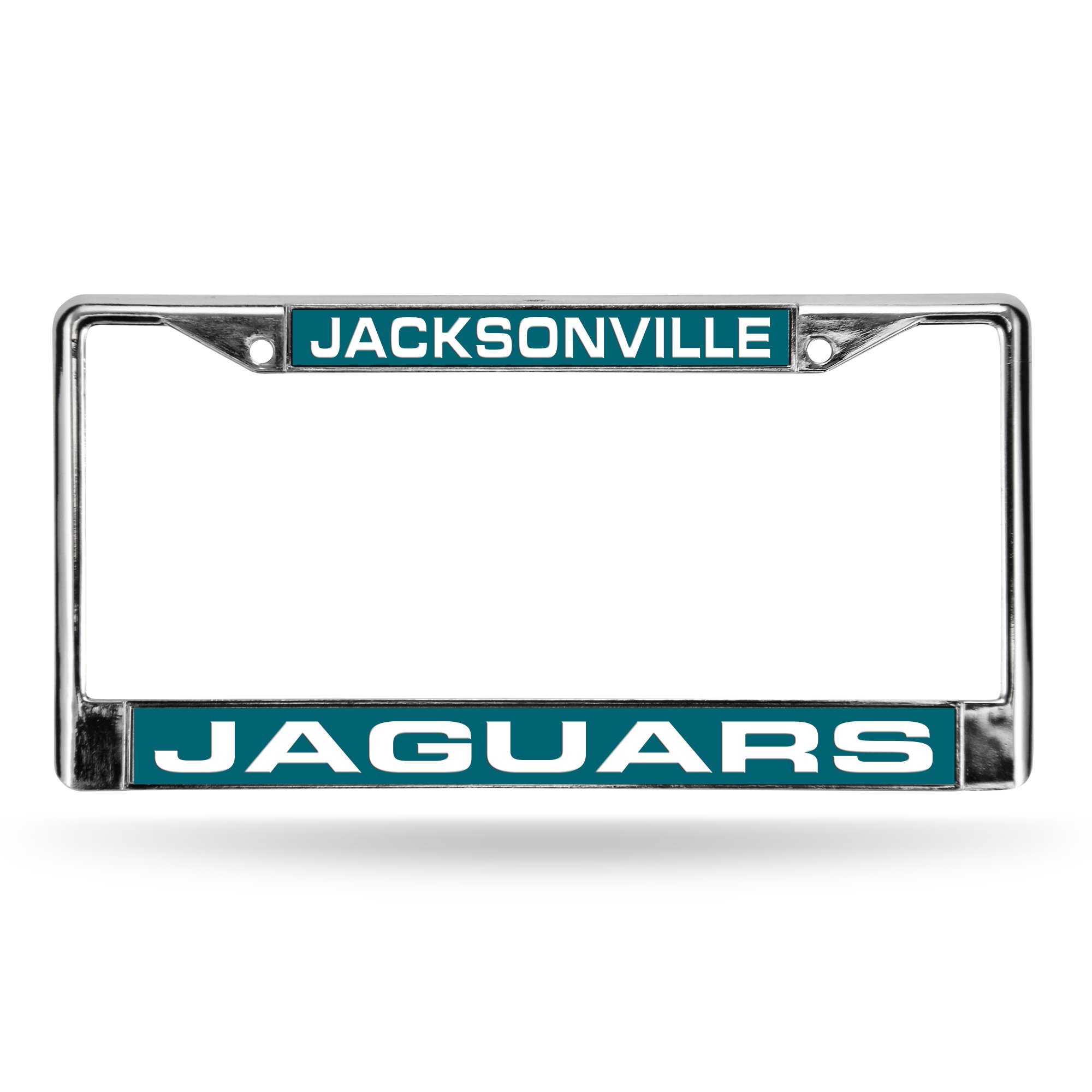 Rico Industries NFL Football 12 x 6 Laser Cut Chrome Frame - Car Truck SUV Automobile Accessory