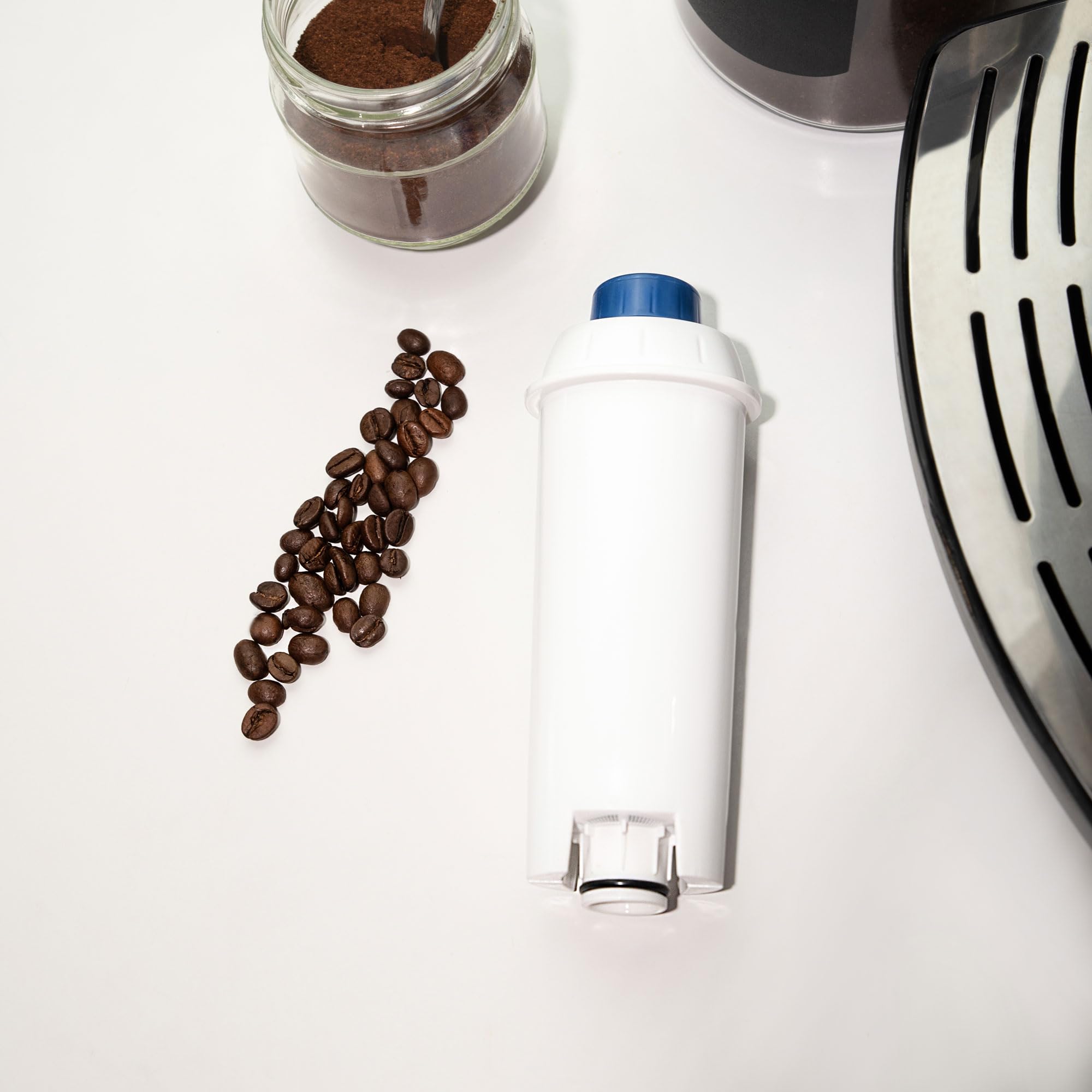 Aquafloow Set da 8 Filtri Acqua per Macchine da Caffè – Compatibili con DeLonghi DLSC002, SER3017, 5513292811 – per Serie ECAM, ESAM, ETAM