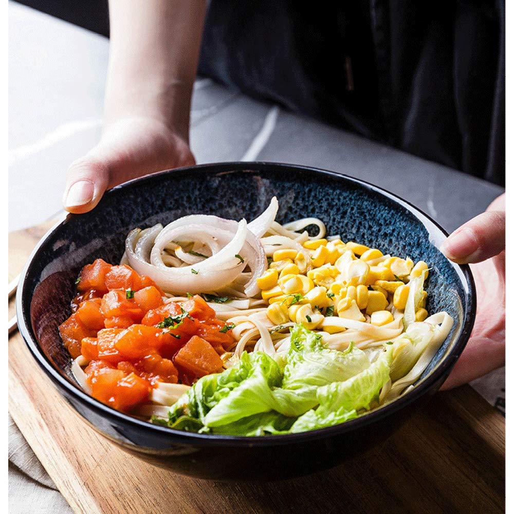 0.8l Ensaladera, Tazón De Porcelana Multiusos para Servir Sopa, Comida Cocinada, Fruta, Canasta, Fideos, Cereales (ensaladera)