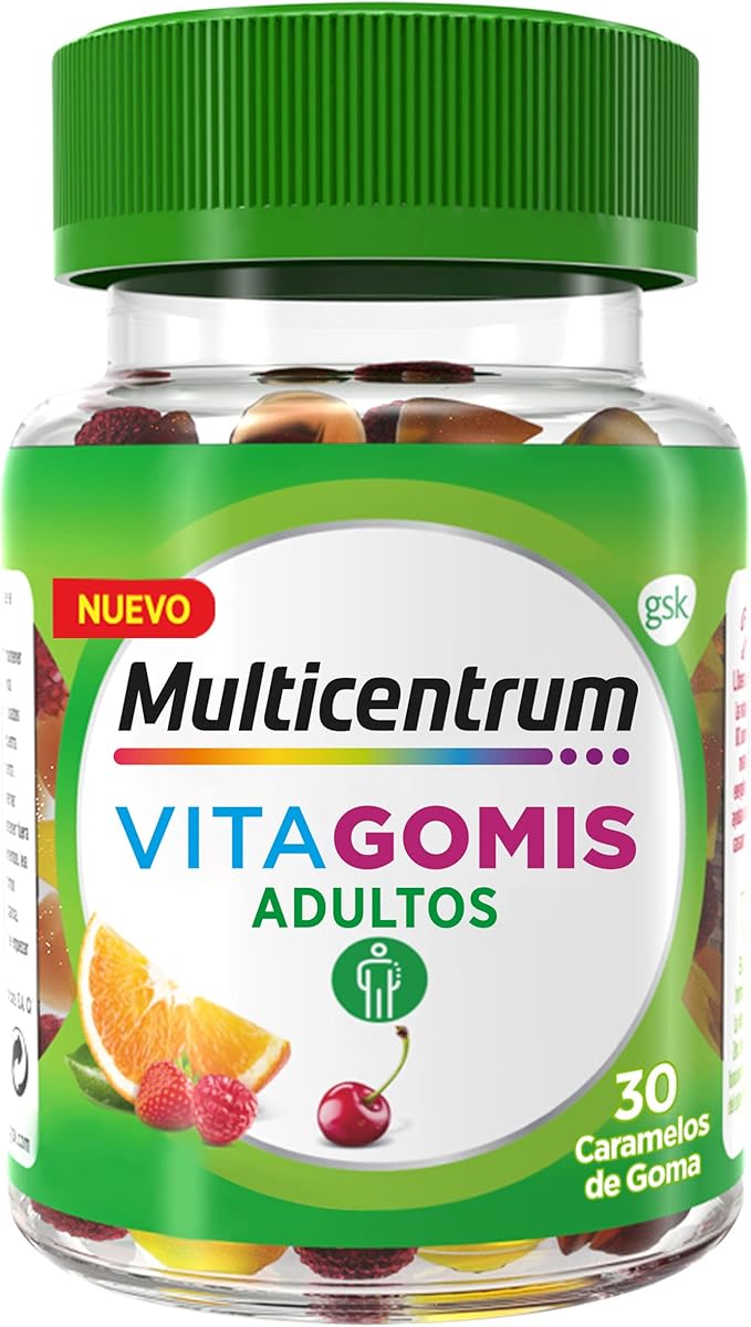 Multicentrum Vitagomis Adultos, Integratore Alimentare Multivitaminico